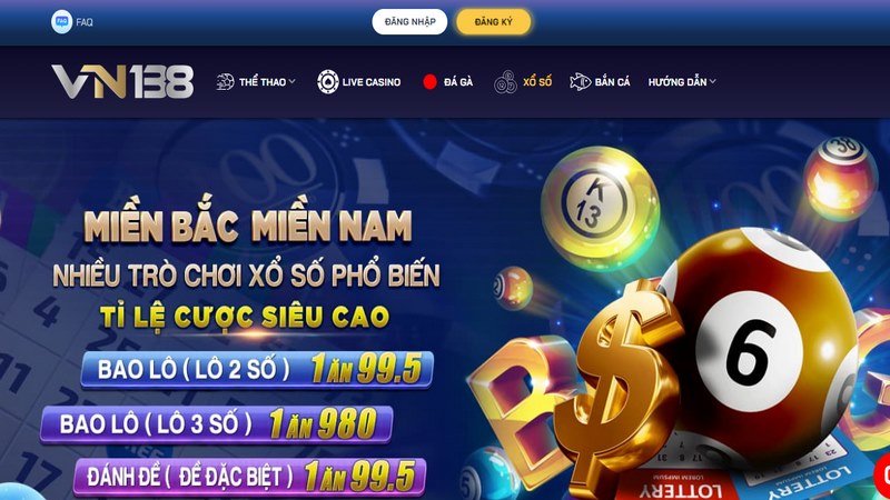 Xổ số VN138 trực tuyến là một hình thức cá cược mới mẻ